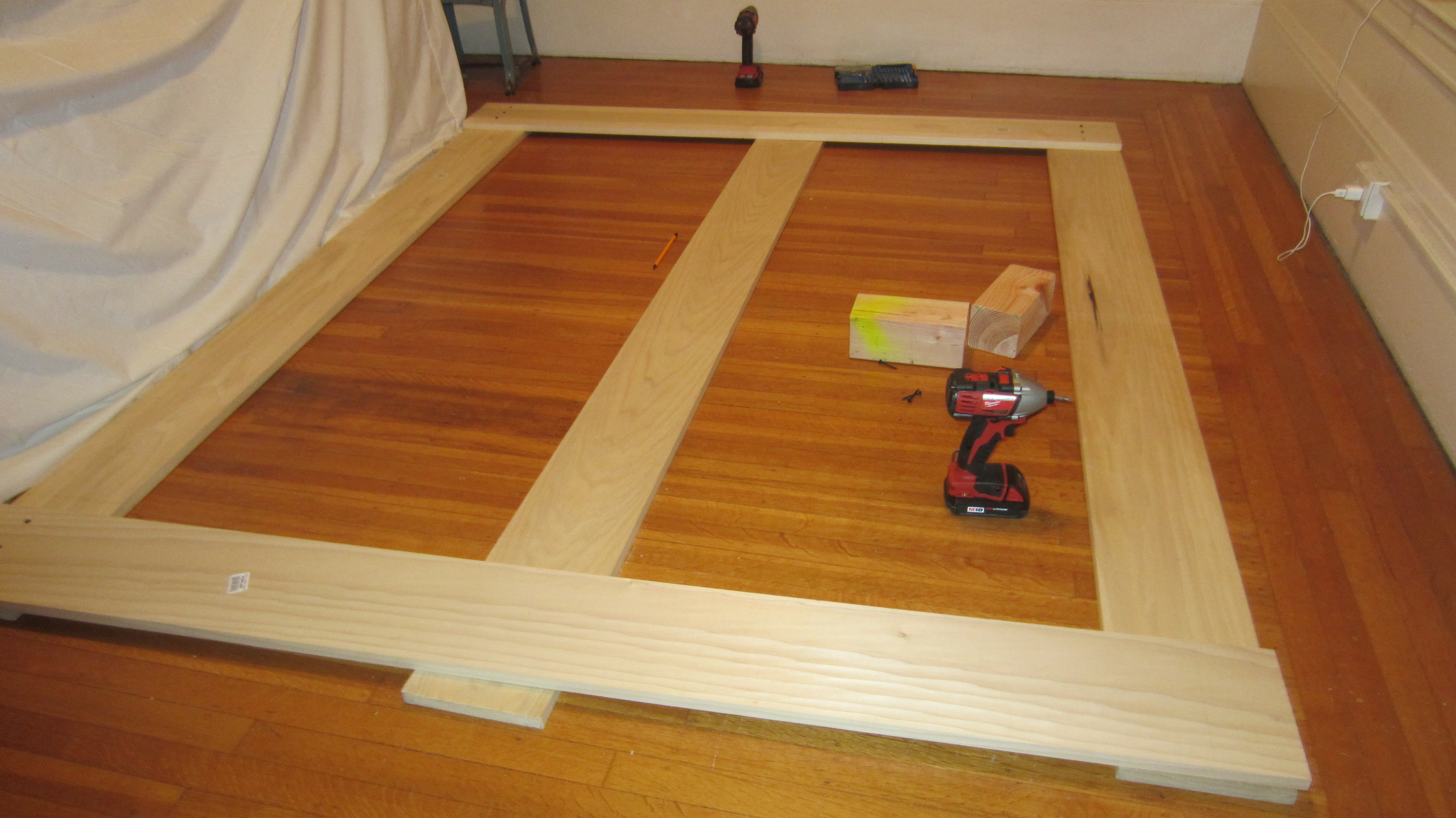 King Size Pallet Bed Frame Plans